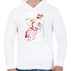 PRINTFASHION One Piece Gear 4 - Férfi kapucnis pulóver - Fehér