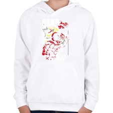 PRINTFASHION One Piece Gear 4 - Gyerek kapucnis pulóver - Fehér gyerek pulóver, kardigán