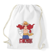PRINTFASHION One Piece - Monkey D. Luffy - Sportzsák, Tornazsák - Fehér tornazsák