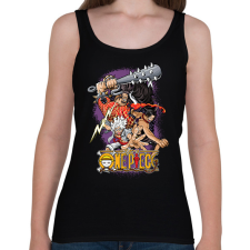 PRINTFASHION One Piece - Női atléta - Fekete női trikó