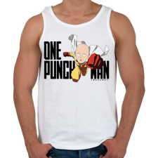 PRINTFASHION One Punch Man - Férfi atléta - Fehér atléta, trikó