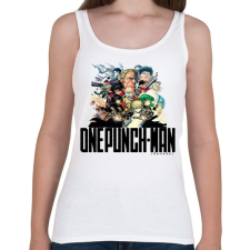 PRINTFASHION One Punch Man - Női atléta - Fehér női trikó