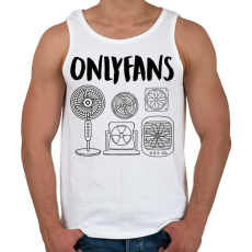 PRINTFASHION Onlyfans - Férfi atléta - Fehér