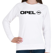 PRINTFASHION OPEL LOGO - Női pulóver - Fehér női pulóver, kardigán