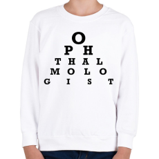 PRINTFASHION Ophthalmologist - szemész - Gyerek pulóver - Fehér
