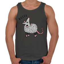 PRINTFASHION Oposszum #2 - Férfi atléta - Sötétszürke atléta, trikó