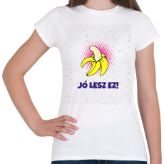 PRINTFASHION Orális banán - Női póló - Fehér