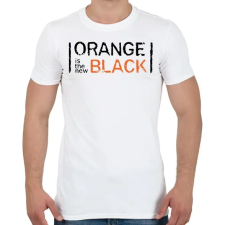PRINTFASHION Orange is the new Black - Férfi póló - Fehér férfi póló