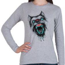 PRINTFASHION Ordas - Női hosszú ujjú póló - Sport szürke női póló
