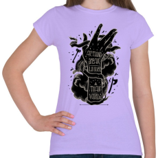 PRINTFASHION Ordíts a világba - Női póló - Viola