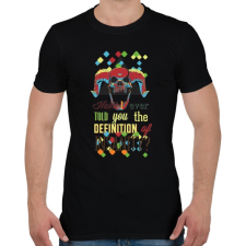 PRINTFASHION Ördög fej - Férfi póló - Fekete férfi póló