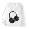 PRINTFASHION Oreo fülhallgató - Sportzsák, Tornazsák - Fehér