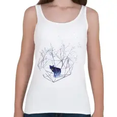 PRINTFASHION Organic prison - Női atléta - Fehér