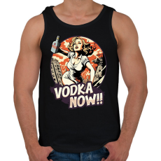 PRINTFASHION Óriás nő vodkával - Férfi atléta - Fekete