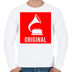 PRINTFASHION Original - Férfi pulóver - Fehér