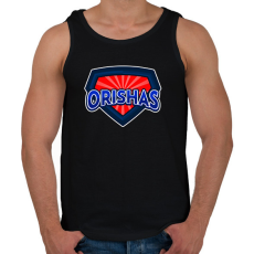 PRINTFASHION ORISHAS 2 - Férfi atléta - Fekete