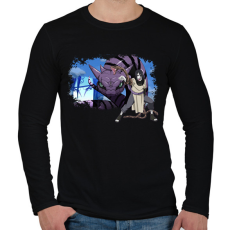 PRINTFASHION Orochimaru - Férfi hosszú ujjú póló - Fekete