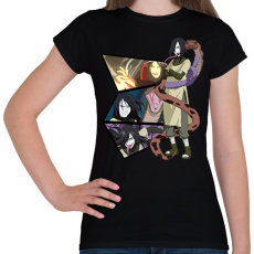 PRINTFASHION Orochimaru montázs - Női póló - Fekete