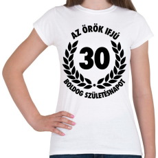 PRINTFASHION Örök ifjú - Női póló - Fehér