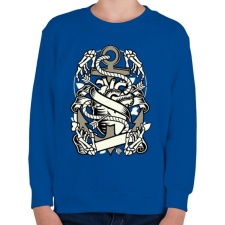 PRINTFASHION Örök szerelem - Gyerek pulóver - Királykék gyerek pulóver, kardigán