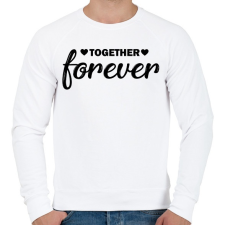PRINTFASHION Örökké együtt - páros 1 - Férfi pulóver - Fehér női pulóver, kardigán