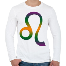 PRINTFASHION Oroszlán - Férfi hosszú ujjú póló - Fehér
