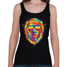 PRINTFASHION oroszlán - Női atléta - Fekete