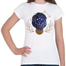 PRINTFASHION Oroszlán - Női póló - Fehér női póló