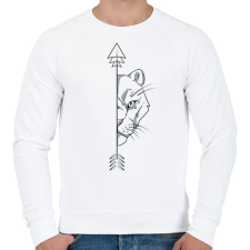 PRINTFASHION Oroszlán páros női 2 - Férfi pulóver - Fehér női pulóver, kardigán