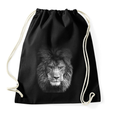 PRINTFASHION oroszlán  - Sportzsák, Tornazsák - Fekete tornazsák