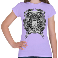 PRINTFASHION Oroszlán trón - Női póló - Viola női póló