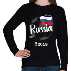 PRINTFASHION Oroszország - Női pulóver - Fekete