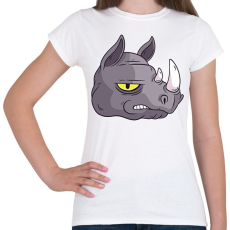 PRINTFASHION Orrszarvú - Női póló - Fehér