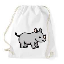PRINTFASHION Orrszarvú - Sportzsák, Tornazsák - Fehér tornazsák