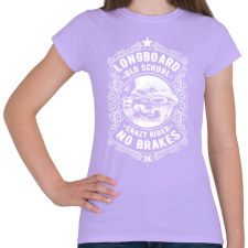 PRINTFASHION Őrült gördeszkás  - Női póló - Viola női póló