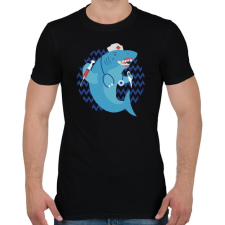 PRINTFASHION Orvos cápa  - Férfi póló - Fekete férfi póló