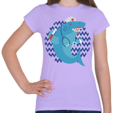 PRINTFASHION Orvos cápa  - Női póló - Viola női póló