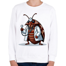 PRINTFASHION Orvos - Gyerek pulóver - Fehér