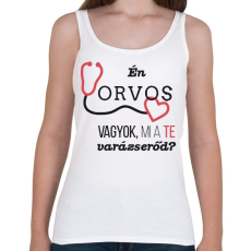 PRINTFASHION Orvos varázserő - Női atléta - Fehér