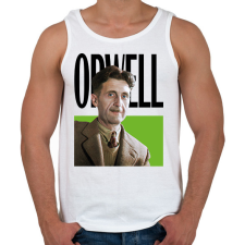 PRINTFASHION Orwell - Önarckép - Férfi atléta - Fehér atléta, trikó
