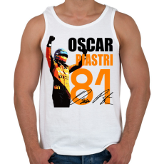 PRINTFASHION Oscar Piastri - Férfi atléta - Fehér