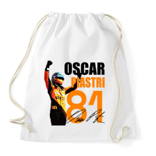 PRINTFASHION Oscar Piastri - Sportzsák, Tornazsák - Fehér tornazsák