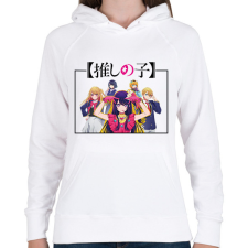 PRINTFASHION Oshio no Ko - Női kapucnis pulóver - Fehér női pulóver, kardigán