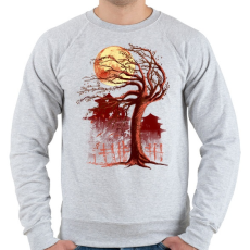 PRINTFASHION Ősök területe - Férfi pulóver - Sport szürke