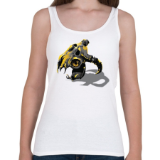 PRINTFASHION Összeolvadt koponyák - Női atléta - Fehér női trikó