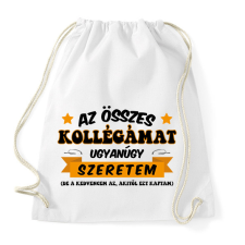PRINTFASHION Összes kollégámat - Sportzsák, Tornazsák - Fehér tornazsák