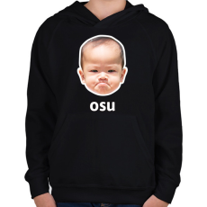 PRINTFASHION OSU - Gyerek kapucnis pulóver - Fekete