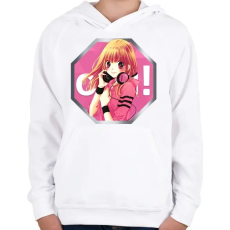 PRINTFASHION OSU! ikon logó - Gyerek kapucnis pulóver - Fehér