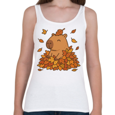 PRINTFASHION Őszi kapibara - Női atléta - Fehér