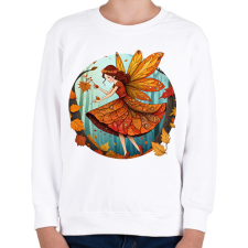 PRINTFASHION Ősztündér - Gyerek pulóver - Fehér gyerek pulóver, kardigán